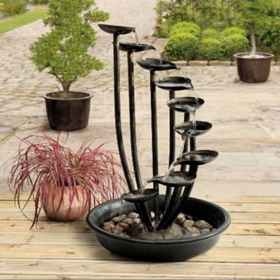 water feature fountain / rain drops by garden selections