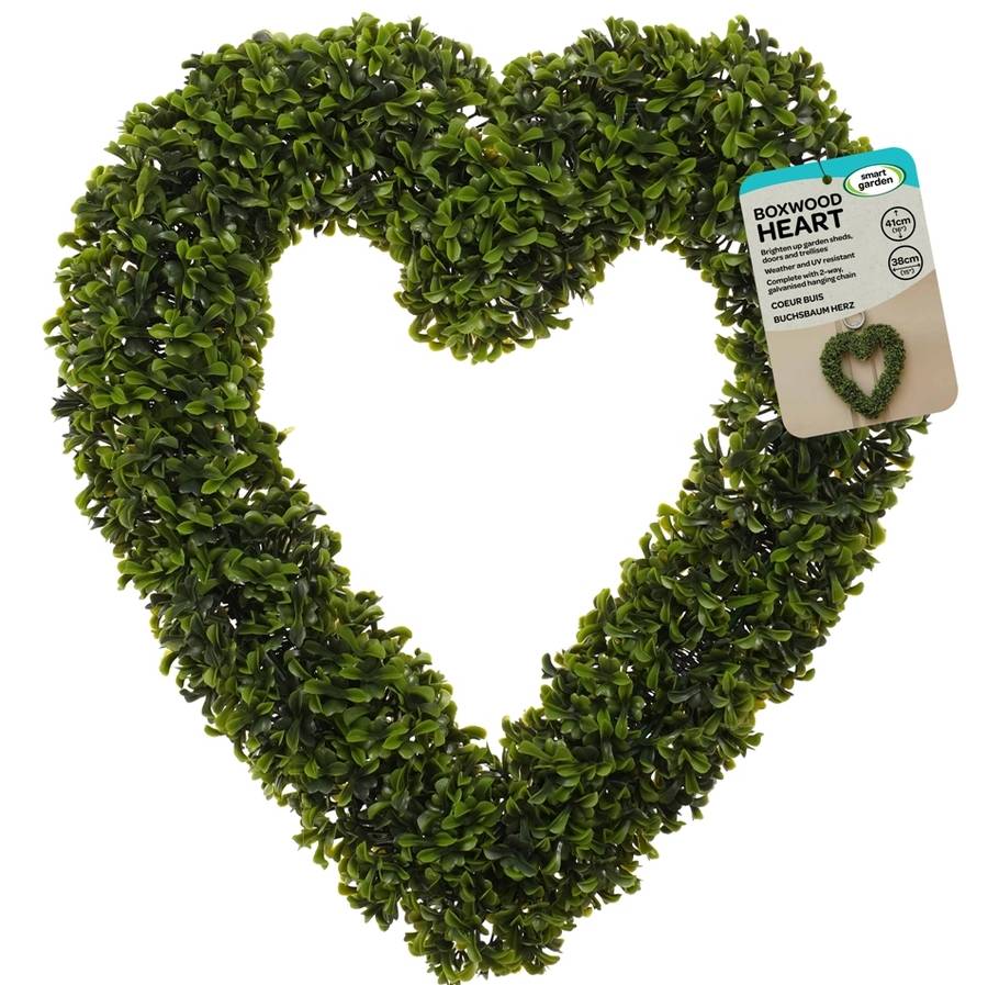 artificial topiary hanging heart by garden selections