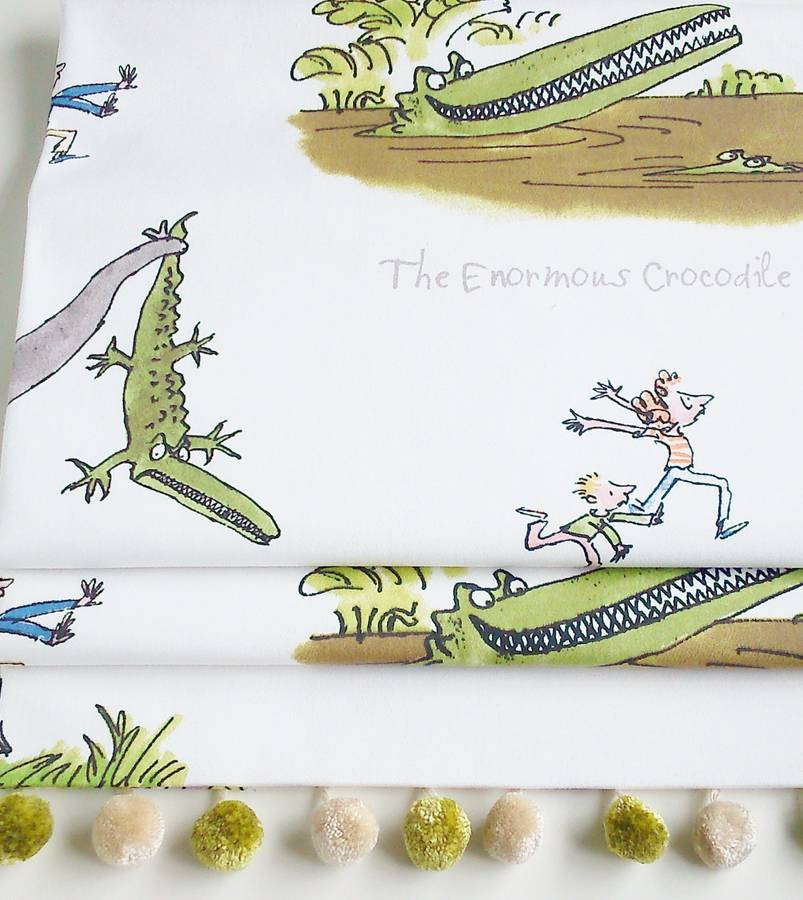 Roald Dahls Enormous Crocodile Roman Blind By The Nursery Blind 