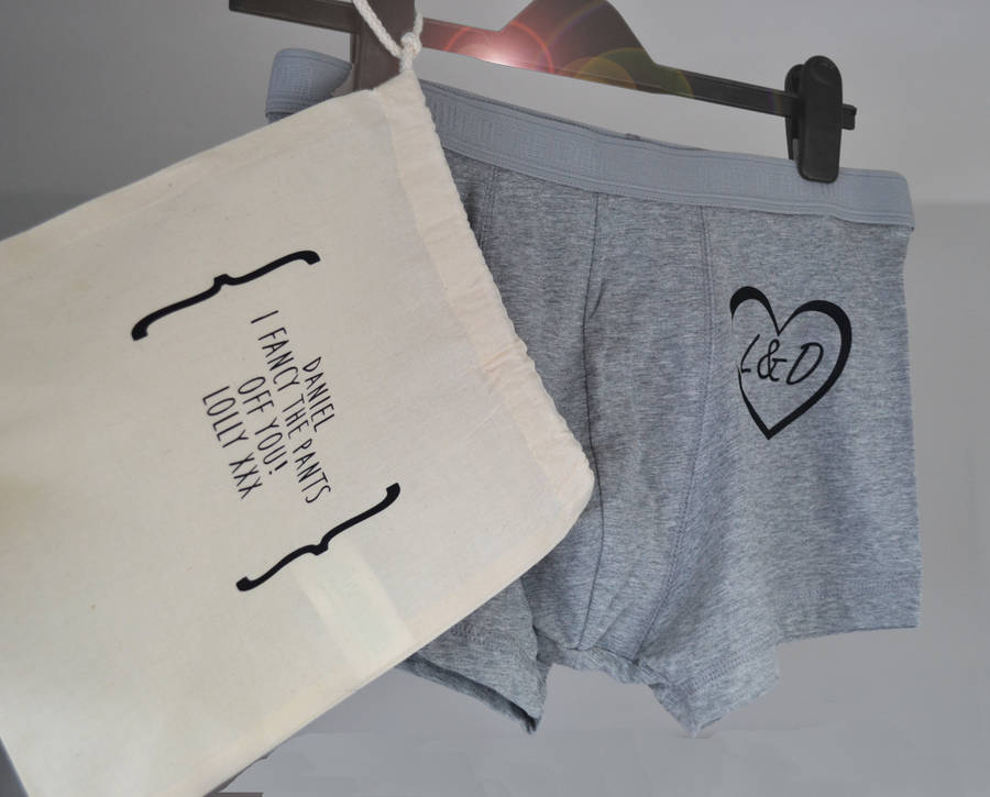 Personalised Lovers Men S Underwear By Solesmith Notonthehighstreet