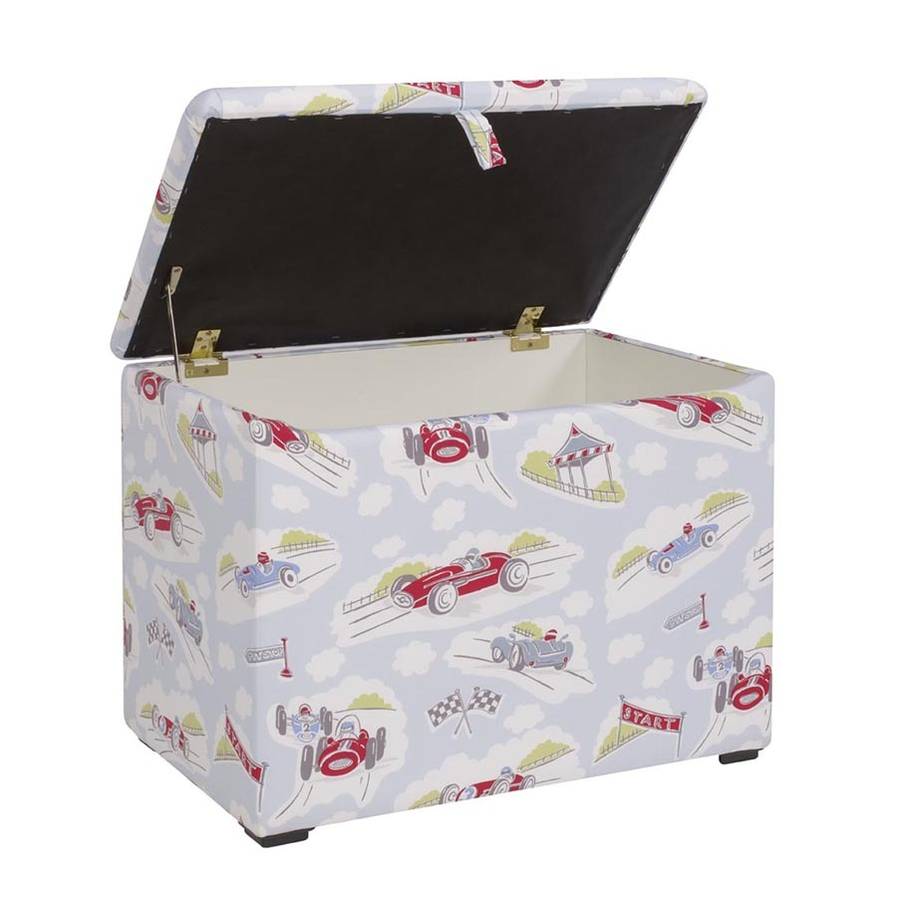 fabric covered toy box