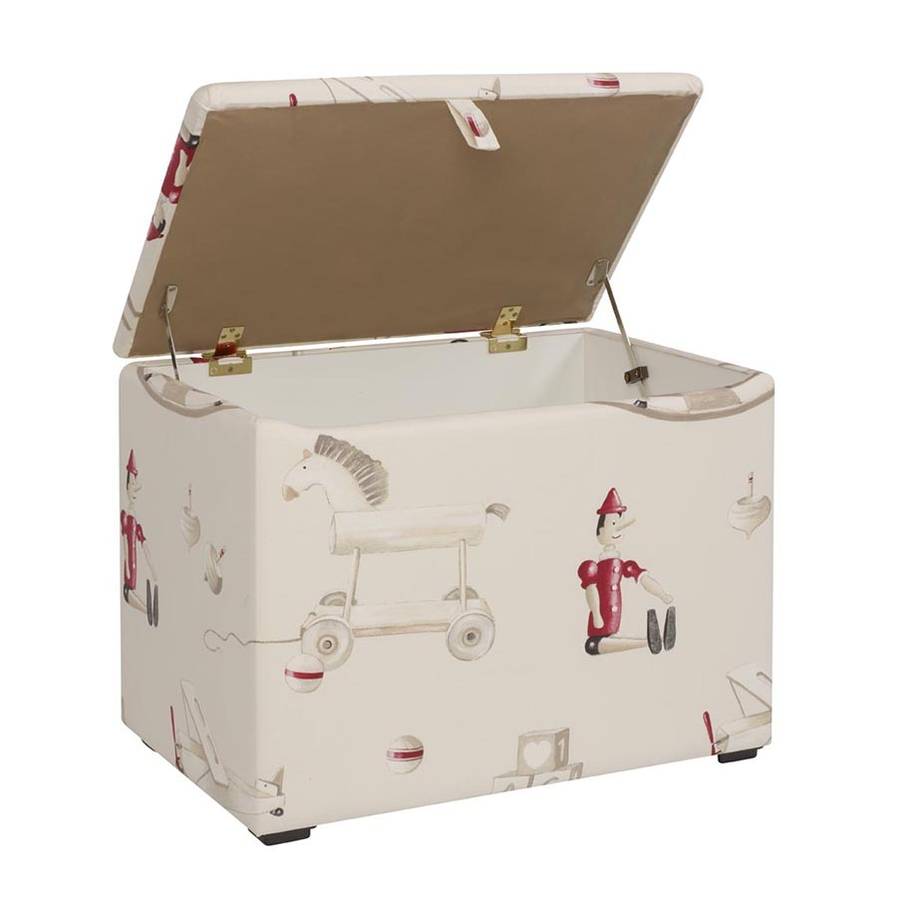 fabric covered toy box