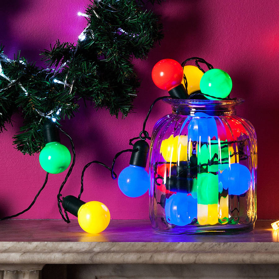 20 multi coloured party lights by lights4fun
