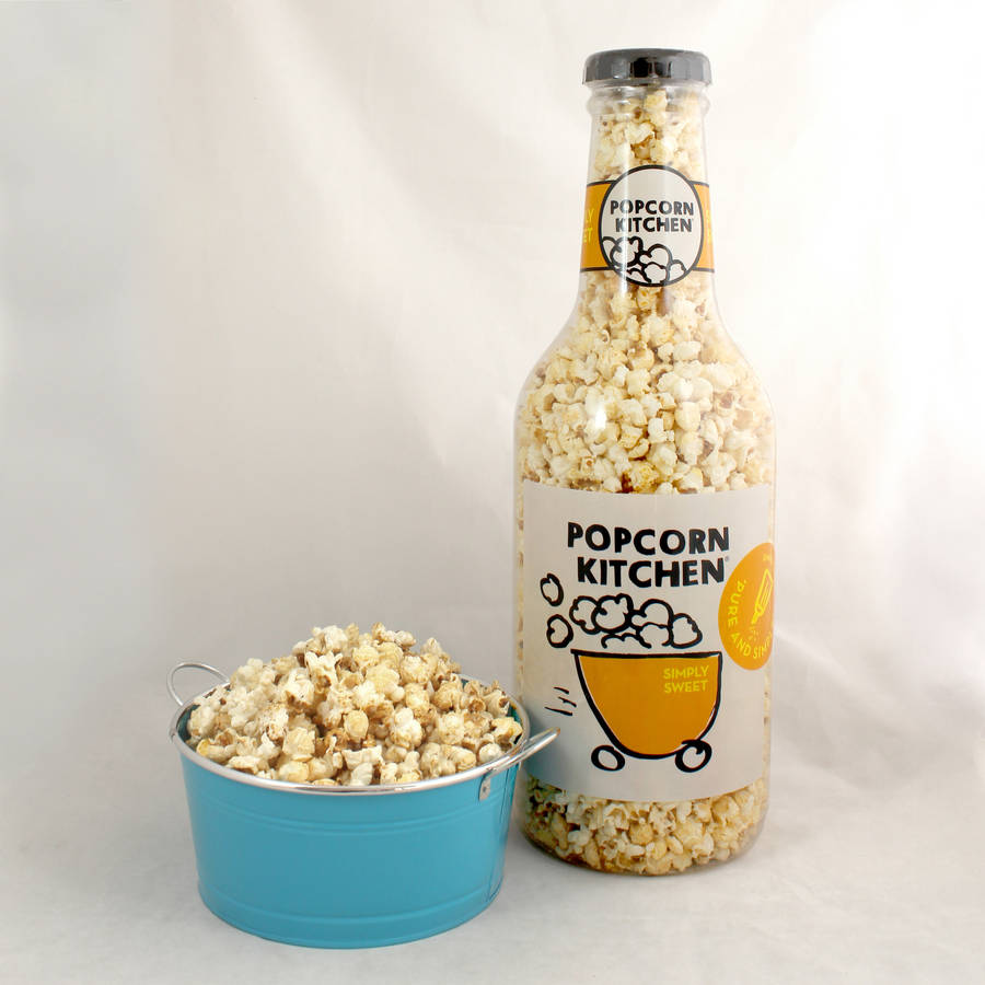 giant 'money box' gourmet popcorn bottle by popcorn kitchen