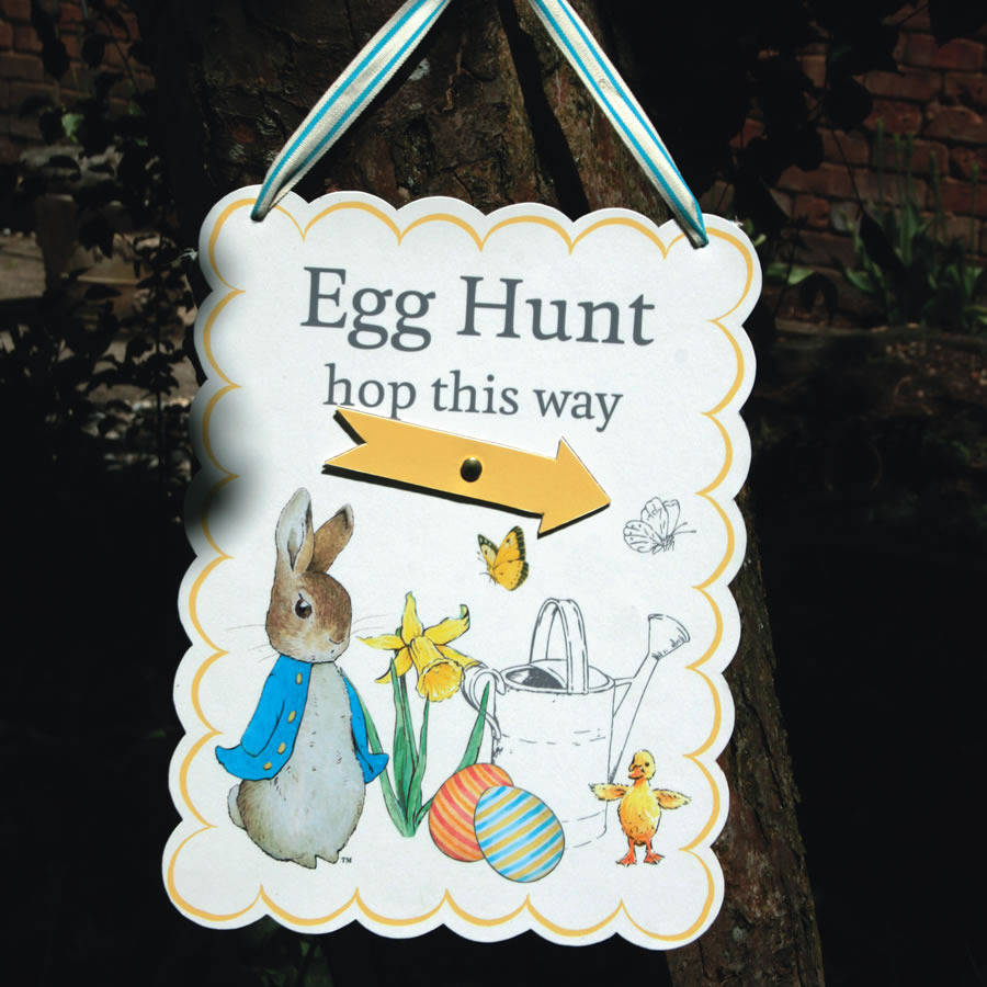 easter peter rabbit egg hunt kit by little baby company