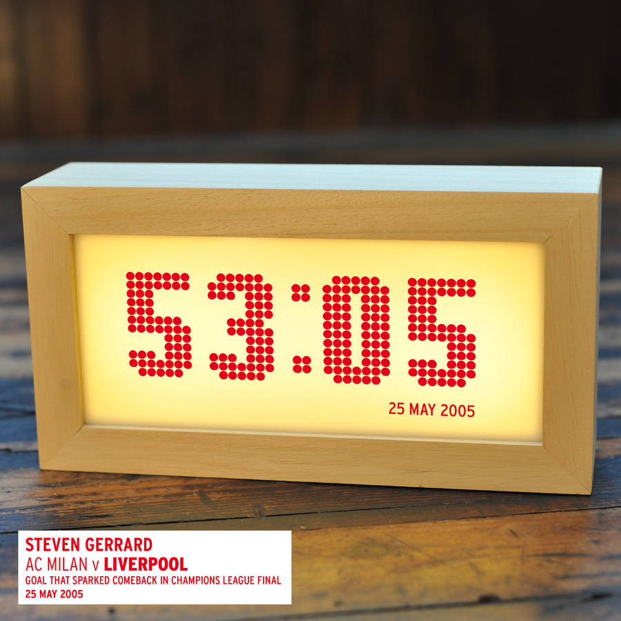 football score time lightbox by huddersfield screenprinting co