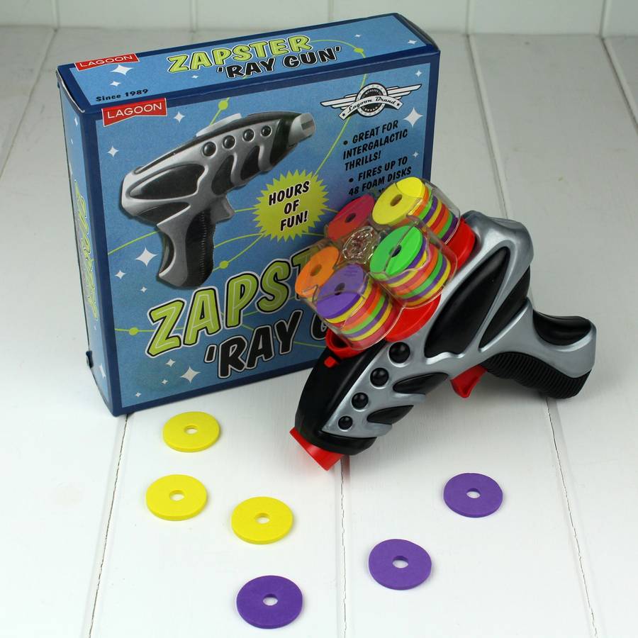 zapster ray gun vintage childs toy by nest