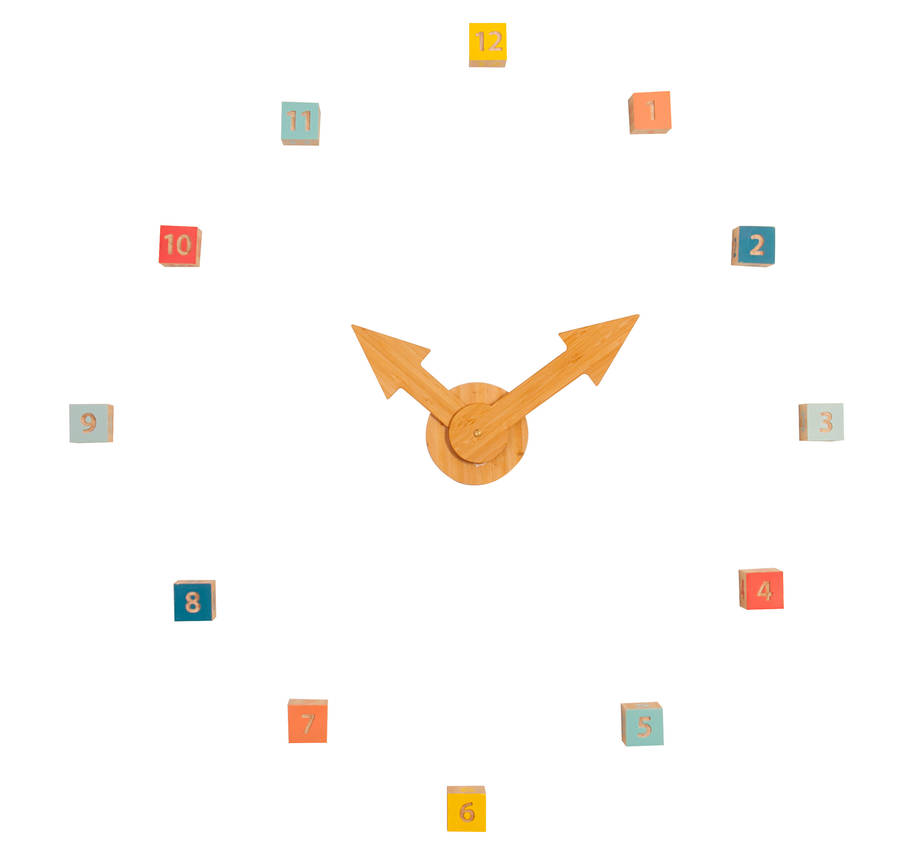 number block clock by thelittleboysroom