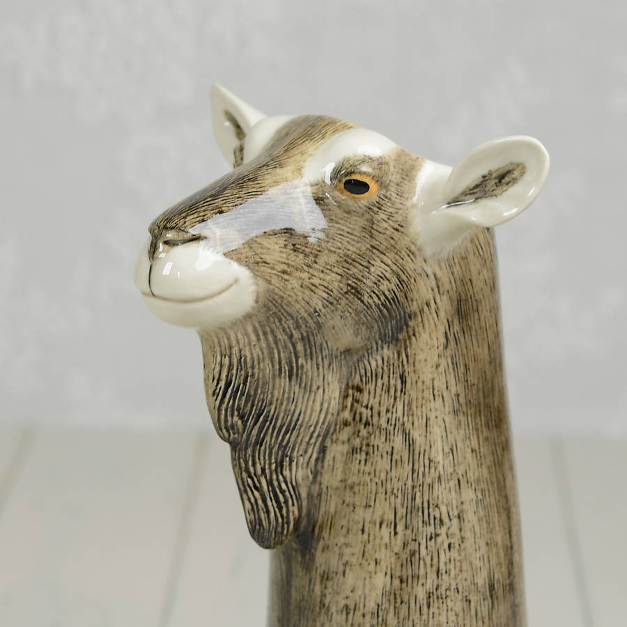 ceramic goat vase by home & glory