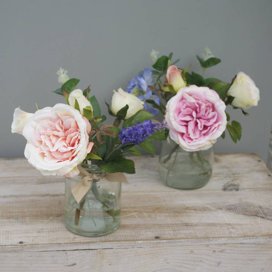 apricot rose artificial bouquet by abigail bryans designs