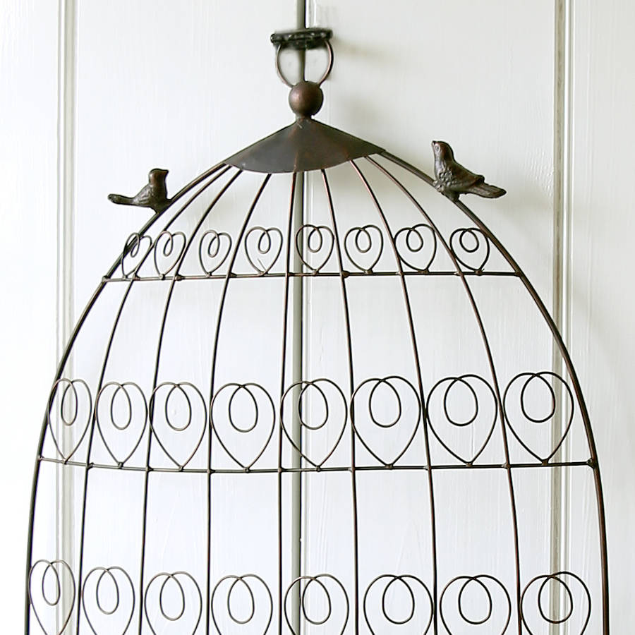 birdcage card or table plan holder by red lilly