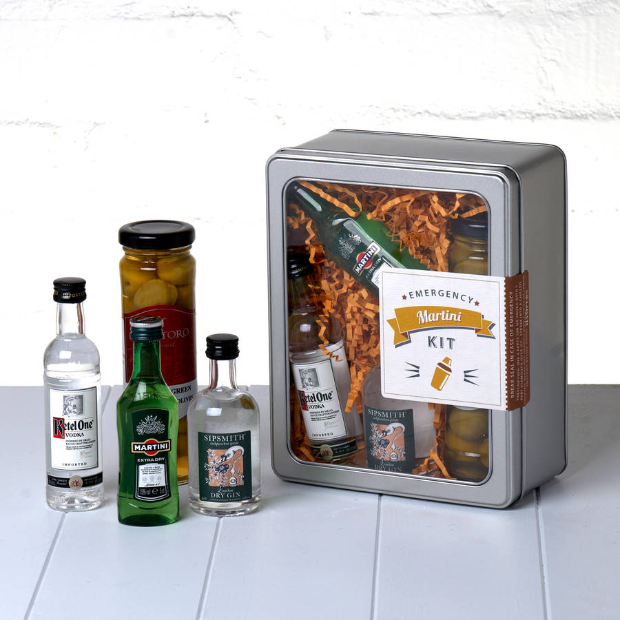 emergency martini kit by whisk hampers