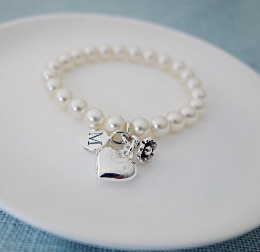 christening bracelet by sophie jones jewellery