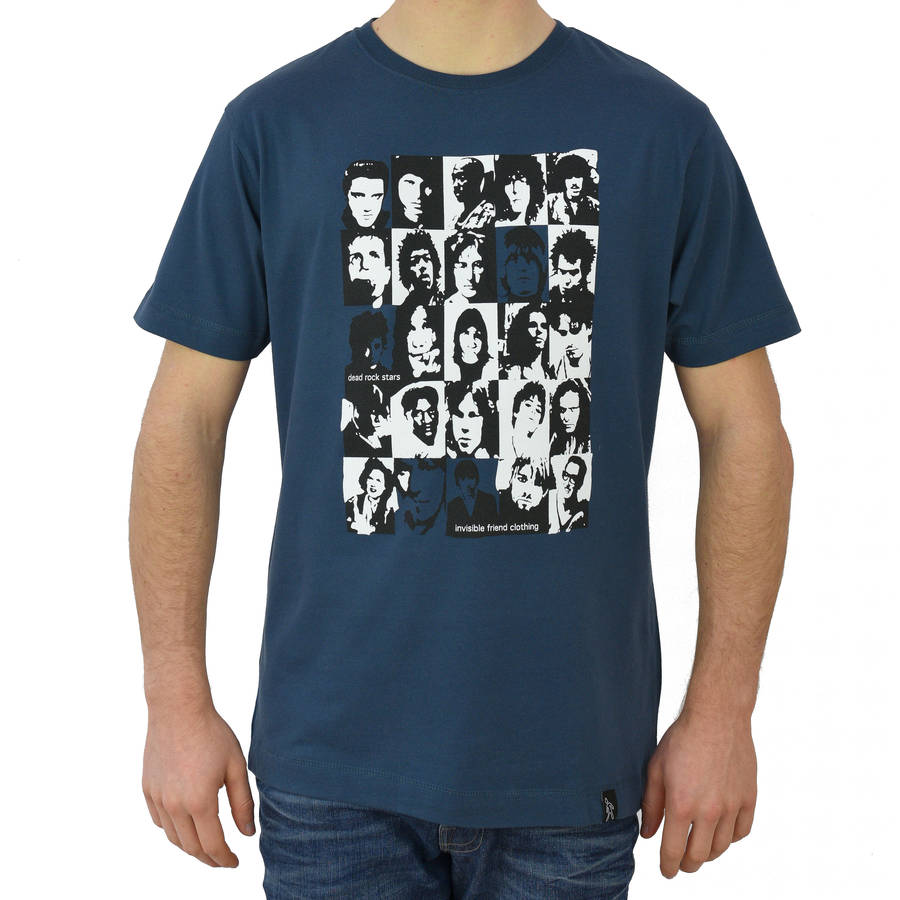 iconic rock star t shirt by invisible friend