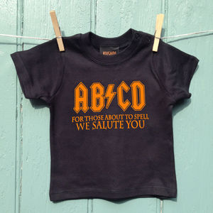 abcd baby shirt