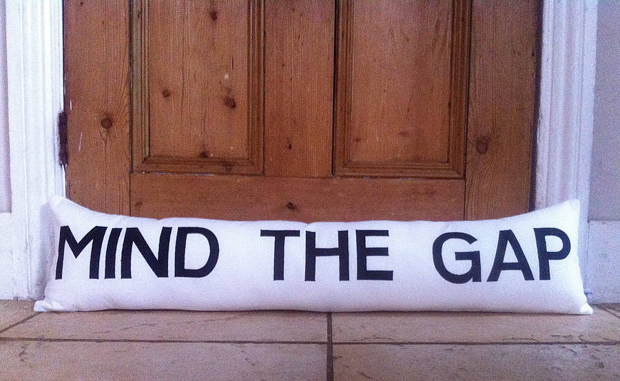 personalised door draft excluder by kay buckley designs