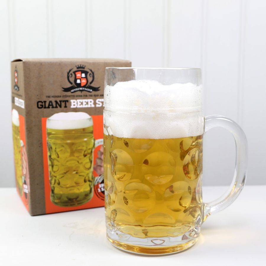 giant two pint beer stein by lisa angel homeware & gifts