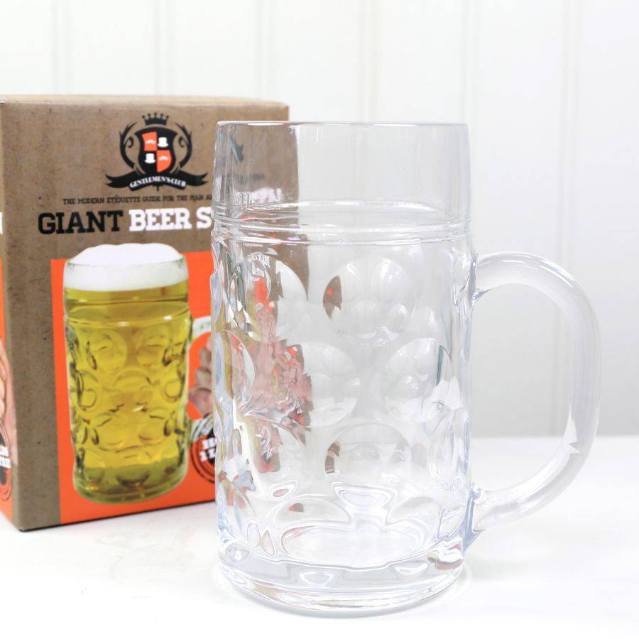 giant two pint beer stein by lisa angel homeware & gifts