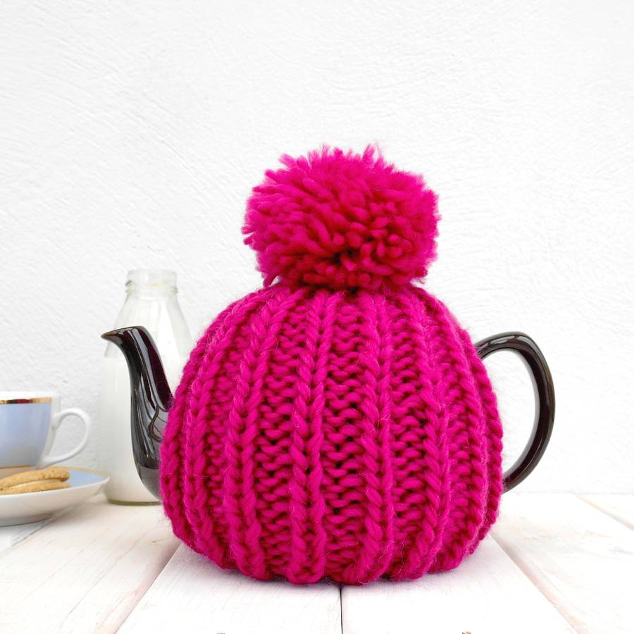 six cup retro hand knit tea cosy by chi chi moi