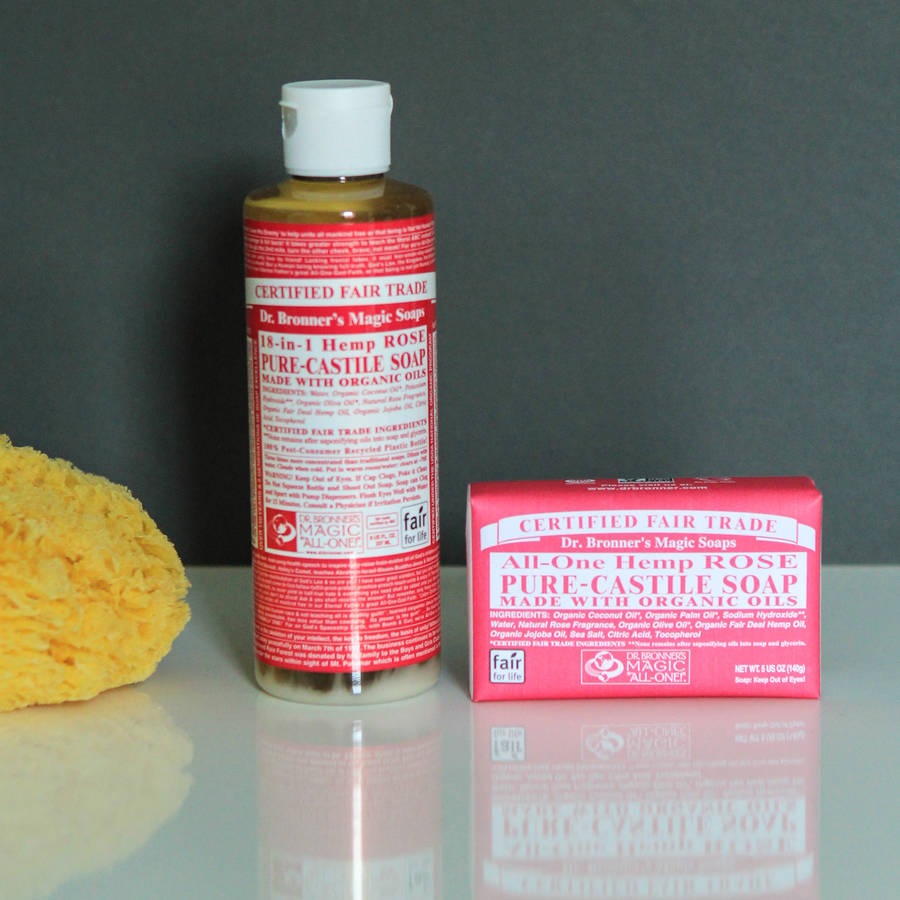 dr bronner's pure castile liquid soap by berylune