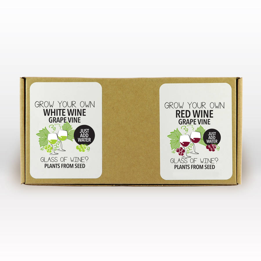 grow your own red and white grape vine mini kit by plants from seed