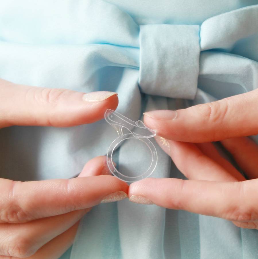 cinderella glass slipper ring by i love crafty