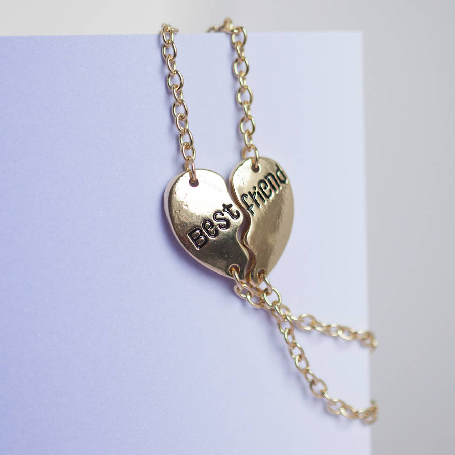 gold best friends bracelets by junk jewels