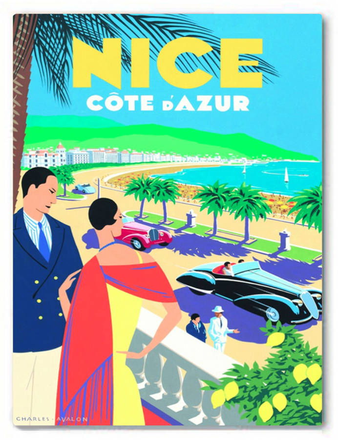 nice, vintage canvas art by hoxton art house