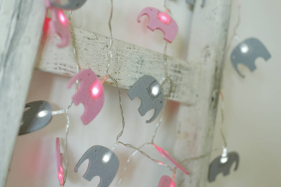 elegant elephant fairy lights by jomanda notonthehighstreet.com