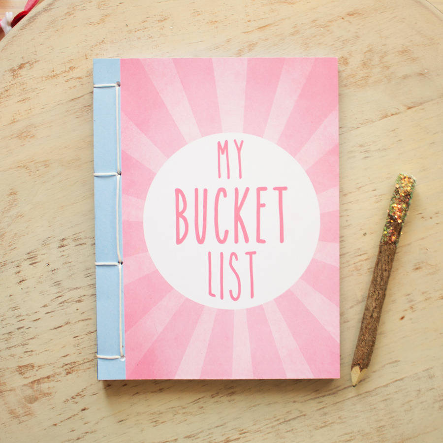 'bucket list' notebook by chubbawuck