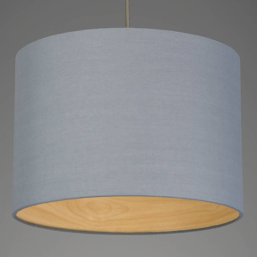beech wood effect lamp shade chioce of colours by quirk