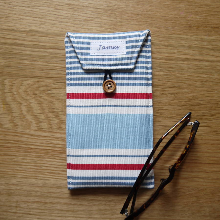 Personalised Men's Glasses Case