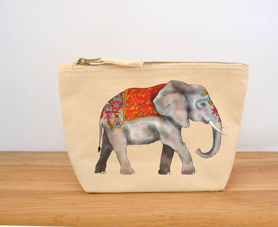 canvas change purse