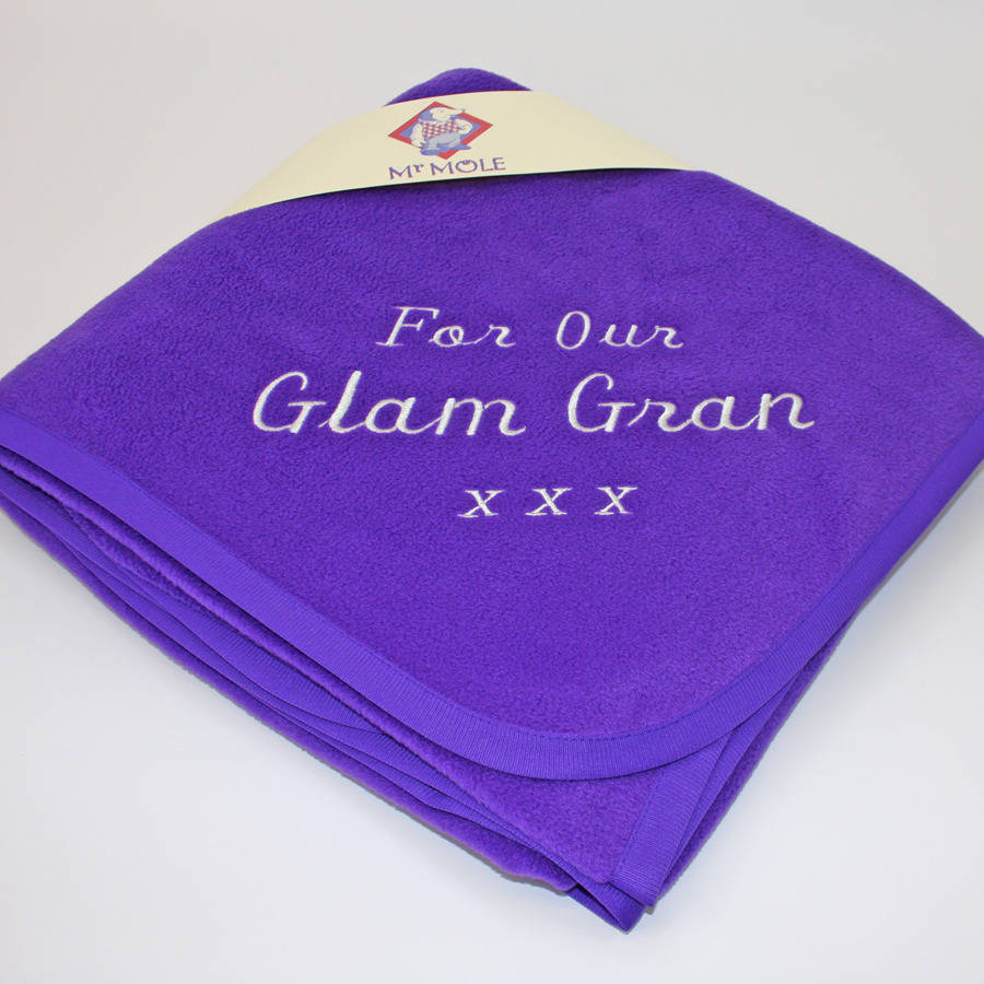 personalised family blanket by mr mole blankets