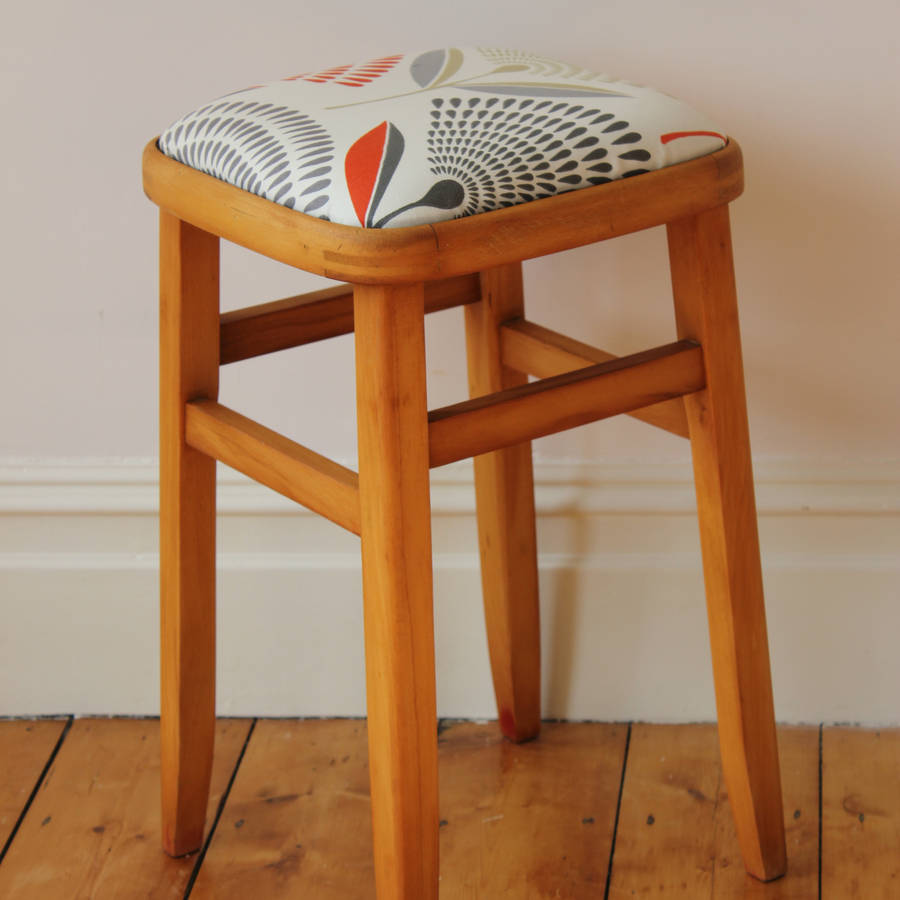 retro wooden stool by deja ooh | notonthehighstreet.com