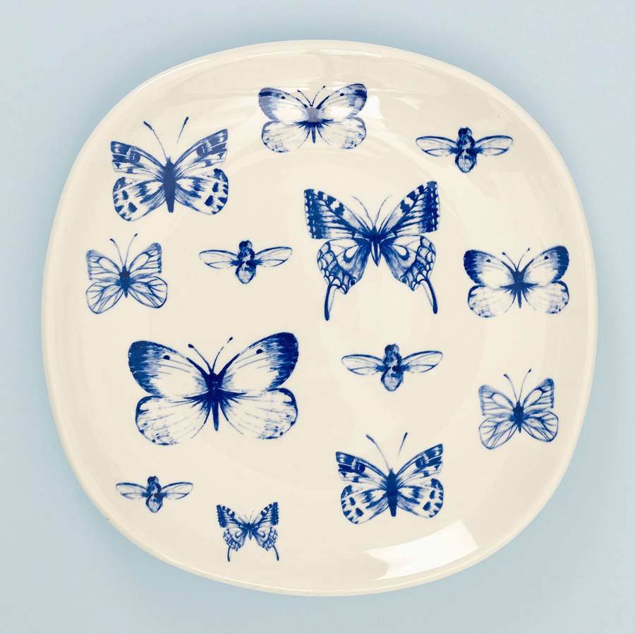 butterfly plate by what kate loves