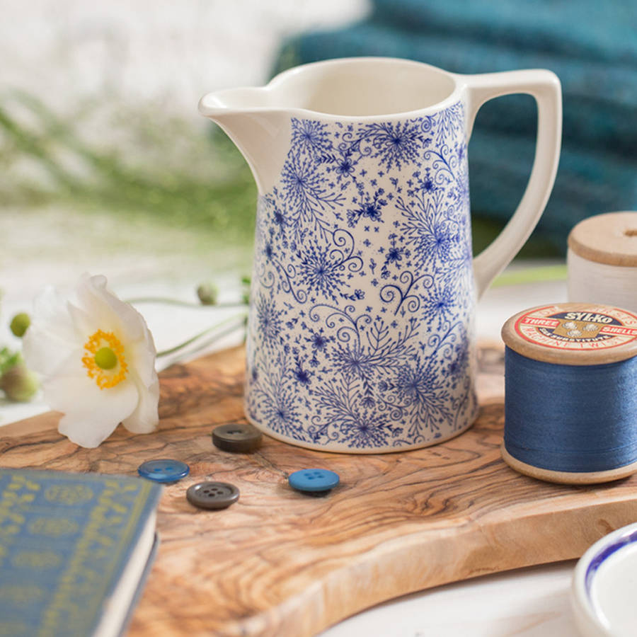 floral burst creamer jug by what kate loves
