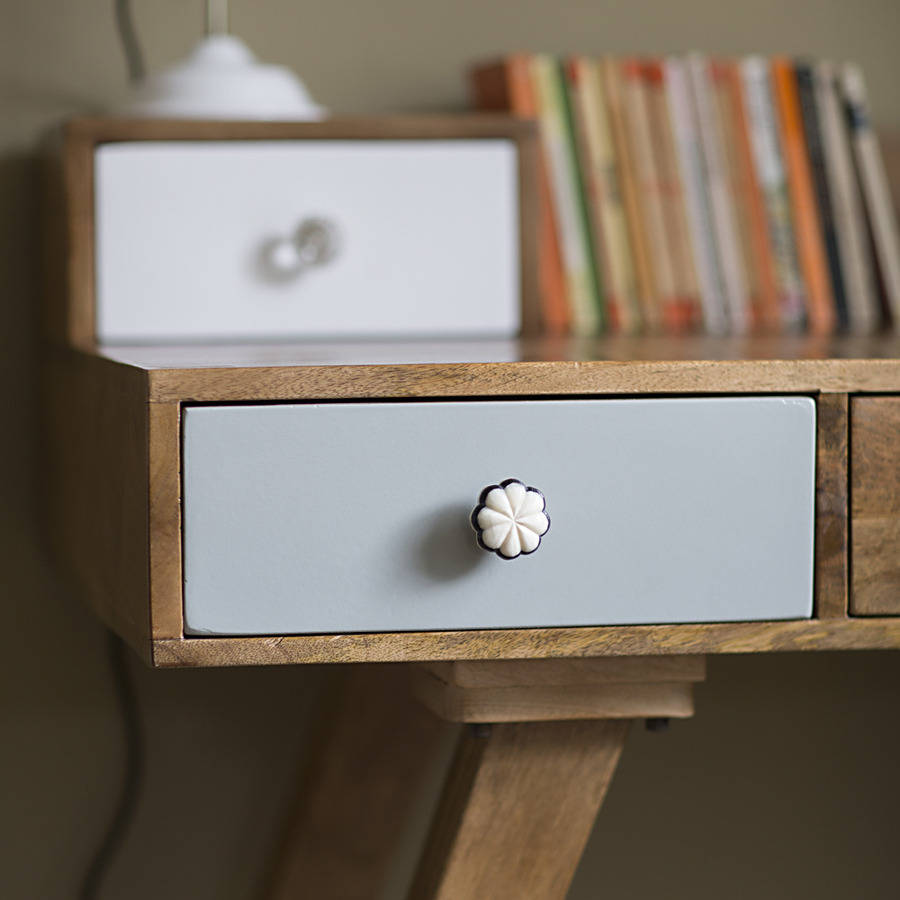 milligan retro multi drawer desk by atkin and thyme
