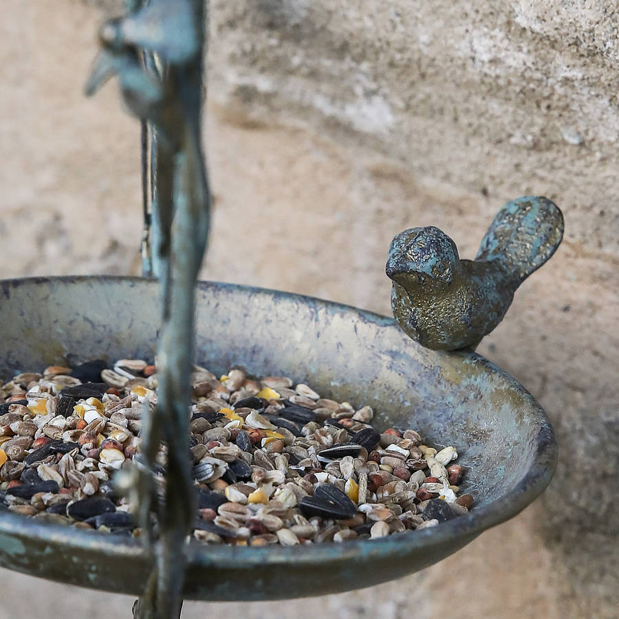 hanging butterfly bird dish by dibor