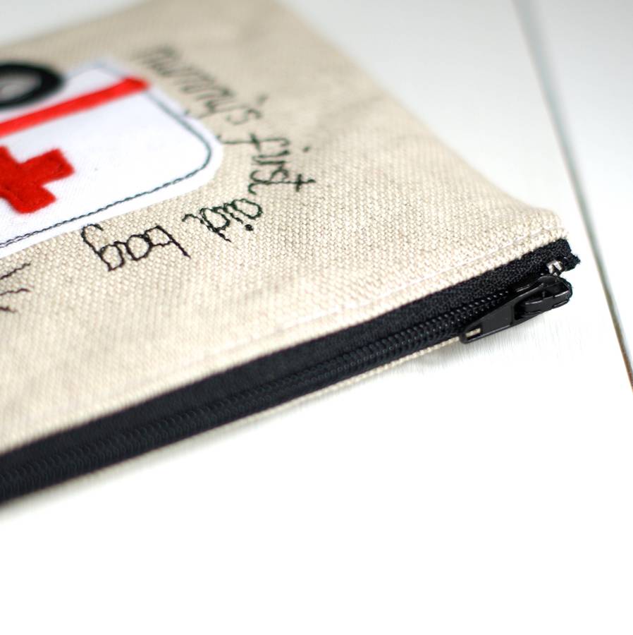 personalised first aid pouch by rosiebull designs