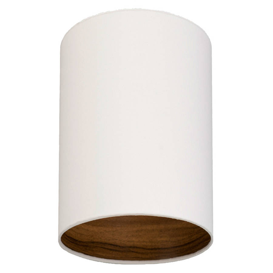 walnut wood effect lamp shade choice of colours by quirk
