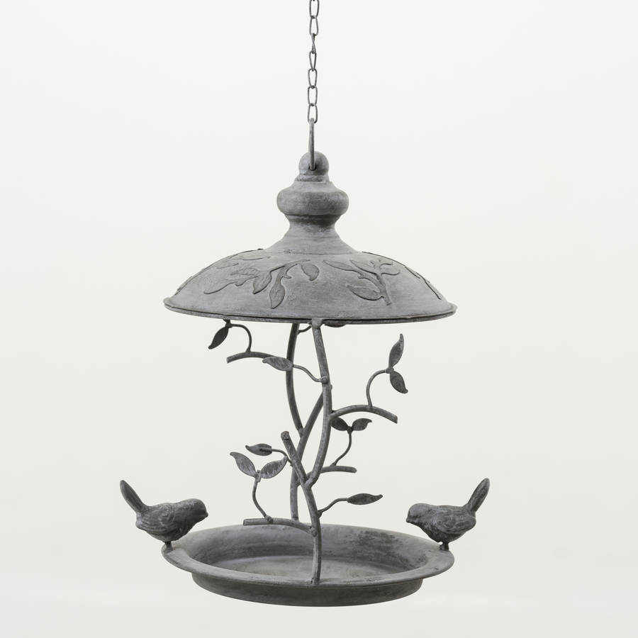Hanging Steel Bird Feeder By The New Eden