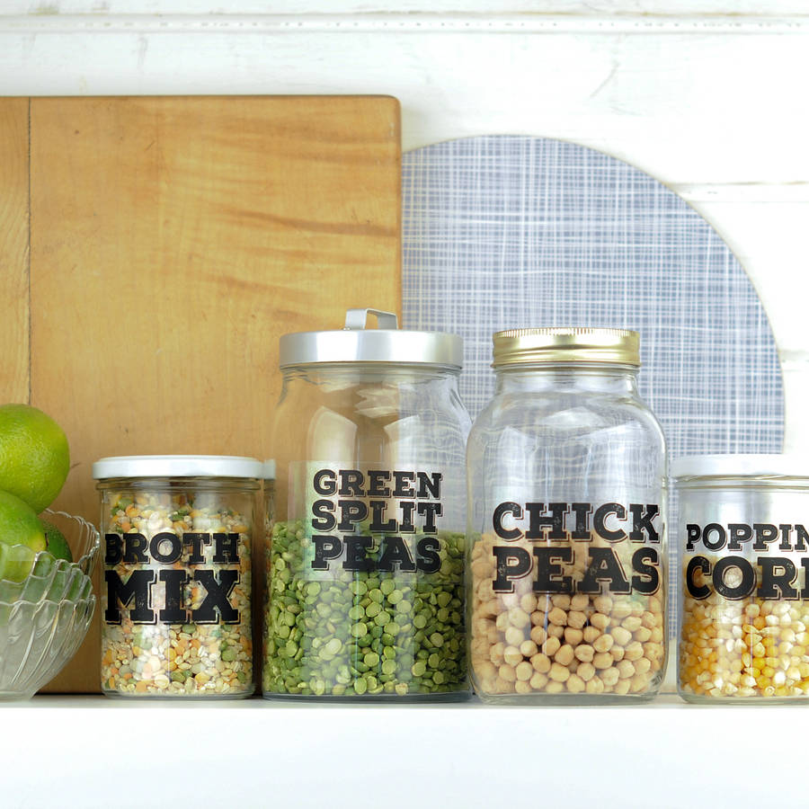 'really useful' pantry labels pulses and grains by bread & jam