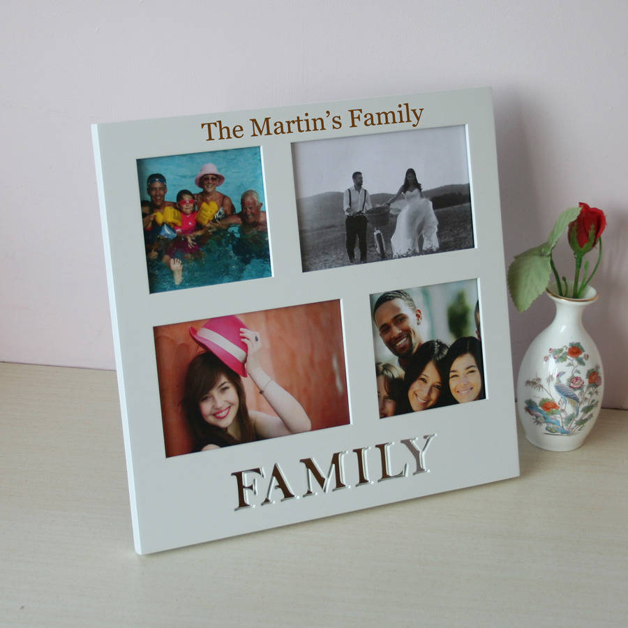 Personalised Family Photo Frame Collage By Giftsonline4u ...