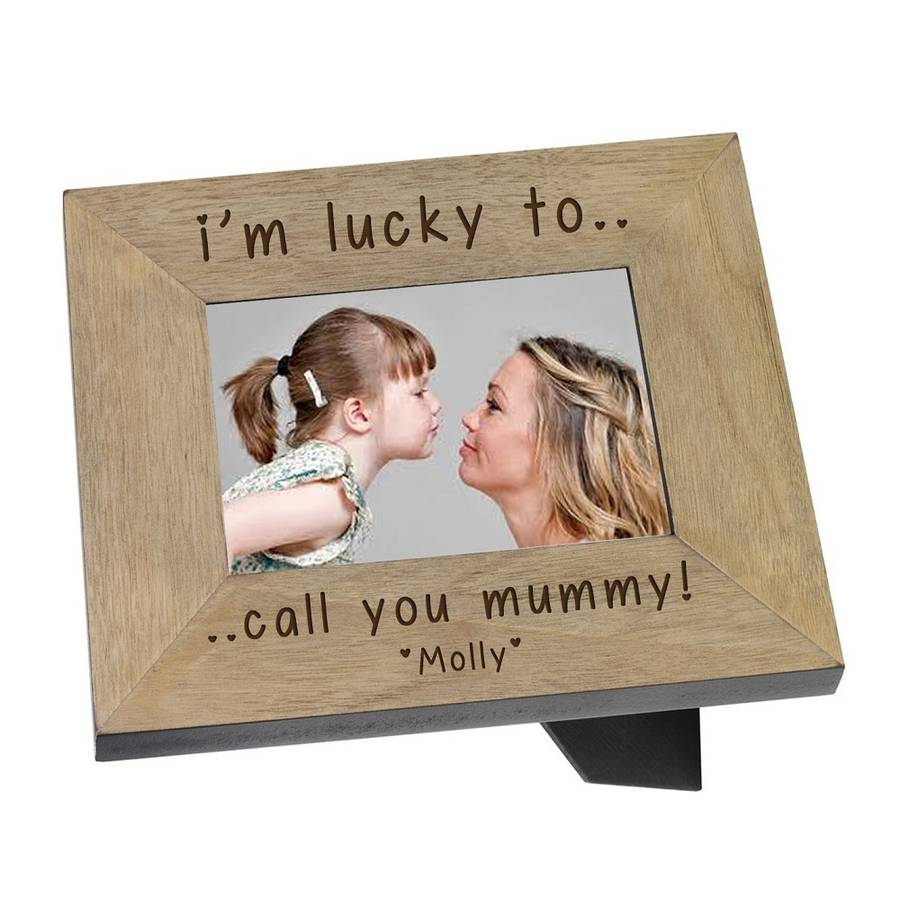 personalised photo frame for mummy by babyfish