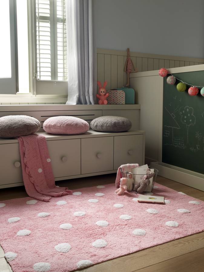 children's washable rugs spots by cotswold mat company