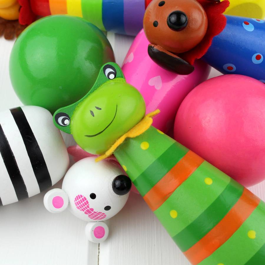 toy story wooden skittles