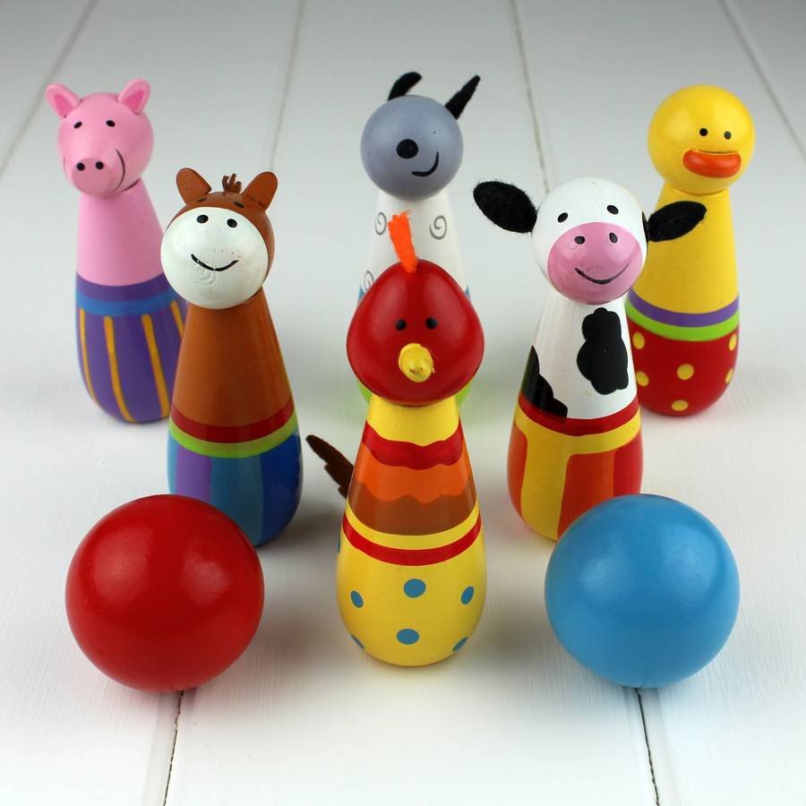 beatrix potter wooden skittles