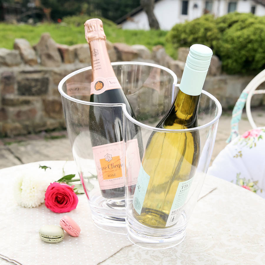 alfresco twin bottle wine bucket by dibor