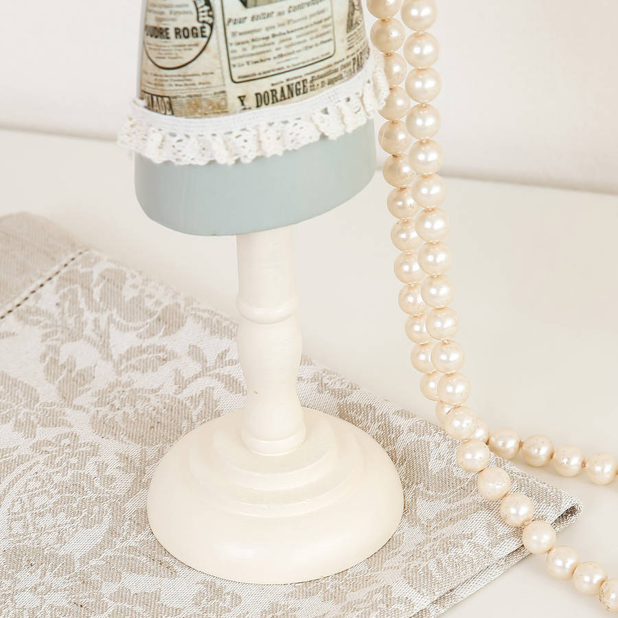 set of two vintage ladies in hats jewellery stands by dibor